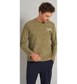 Black 7772 Erkek Kışlık Uzun Alt Pijama Takım thumbnail 1