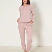Confeo 840-823 Kadın Kışlık Uzun Kol  Pijama Takım thumbnail 1