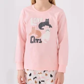 Arnetta AR3057C Kız Çocuk Kışlık Pijama Takımı thumbnail 4