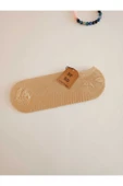 BABET ÇORAP GÖRÜNMEZ ÇORAP SPOR YOGA PİLATES SNEAKERS KAYMAZ SİLİKON TABAN 36-40 KREM thumbnail 7