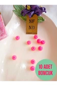 10 Adet Pembe Boncuk 4 Metre Lacivert Floş Ip Ve Bileklik Aparatı Sert Plastik Hediye thumbnail 5