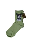 KUROMİ SANRİO ÇORAP YUMUŞAK KISA KONÇ DESENLİ 36-40 YEŞİL thumbnail 2