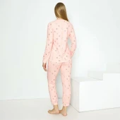 Confeo 840-800 Kadın Kışlık Bisiklet Yaka Reglan Uzunkol Pijama Takım thumbnail 4