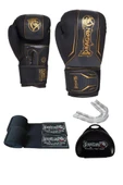 Legacy Boks Eldiveni Kickboks MuayThai Müsabaka Antreman dragon boks eldiveni 3'li Set thumbnail 1