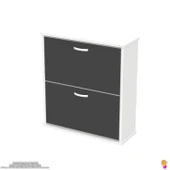 Modilayn UMAY Asma Kapı Önü 72x78x25,5 cm’lik 2 Düşer Kapak 4 Göz Bölmeli Ayakkabılık thumbnail 6