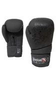 Siyah 30128-p Yakuza Kick Boks Eldiveni, Muay Thai Boxing Gloves Suni Deri thumbnail 3