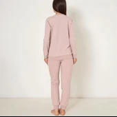 Confeo 840-823 Kadın Kışlık Uzun Kol  Pijama Takım thumbnail 2