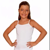 Şahinler BC001 Kız Çocuk Garson Boy İp Askılı Atlet (10-11 Yaş) thumbnail 2