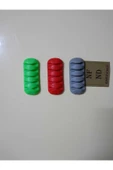 5 Kanallı Pratik Yapışkanlı Kablo Tutucu Kırmızı Tek Adet thumbnail 3