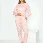 Confeo 840-800 Kadın Kışlık Bisiklet Yaka Reglan Uzunkol Pijama Takım thumbnail 1