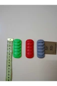 5 Kanallı Pratik Yapışkanlı Kablo Tutucu Kırmızı Tek Adet thumbnail 5