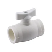 25'lik Mini Vana Plastik Küresel PPRC Pvc Vanası Dişsiz Aç Kapa Boru Kaynak Makine Bağlantılı thumbnail 4