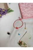 10 ADET KIRMIZI BONCUKLU MARTENİÇKA BİLEKLİK ŞANS ARKADAŞ SEVGİLİ EŞ ÇOCUK HEDİYE BAHAR BİLEKLİĞİ thumbnail 5