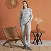 Poleren 8135 Kadın Kışlık Pijama Takım thumbnail 1