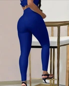 MDB Kadın Yüksek Bel Belden Toka Detaylı Dalgıç Tayt thumbnail 3