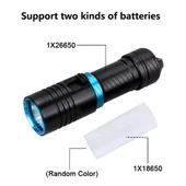 Wison WS-4545 10W 1800 Lümen Su Geçirmez Şarjlı Su Altı Feneri thumbnail 4