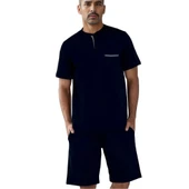 Confeo 940.107 Erkek Modal Patlı Şortlu Pijama Takım thumbnail 3