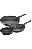 TEFAL B55691 Titanyum 1X SimpleCook 3'lü Tava Seti 20/24/28 cm thumbnail 8