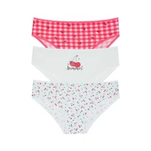 Berrak 6865 Kız Çocuk 3'lü Karışık Renk Külot thumbnail 3