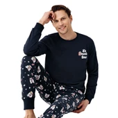 RolyPoly RP3676-S Baba Oğul Kışlık İkili Pijama Takım (Baba) thumbnail 2