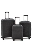 ÇÇS 5167 Ekstra Dayanıklı Kabin, Orta Ve Büyük 3'lü Valiz Seti thumbnail 1