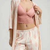 Arnetta 3260S Kadın 3lü Yazlık Pijama Takım thumbnail 6