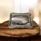 DURU TEK KİŞİLİK TEPSİ GÜMÜŞ 25 X 15 thumbnail 3