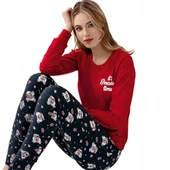 RolyPoly RP3678-S Anne Kız Kışlık İkili Pijama Takım (Anne) thumbnail 3