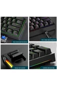 Blue Switch Mini Rgb Oyun Klavyesi Gaming Mekanik 62 Tuşlu 18 Rgb Led Usb Type-c Kablo thumbnail 5