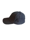 Kulaklı Füme Kaşe Şapka Kışlık Kaşe Erkek Şapka thumbnail 3