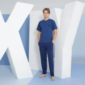 Kly 2118 Erkek Midi Yaka Şortlu Takım thumbnail 2