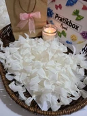 Pratikbox Keten Orta Boy Fiyonk / 1,5 cm'lik / Hediyelik / Süsleme / Açık Krem Renk / 50 Adet thumbnail 1