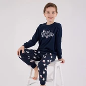 RolyPoly RP3680-2 Erkek Çocuk Kışlık İkili Pijama Takım thumbnail 4