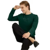 Polden 4503 Erkek Kışlık O-Yaka Pijama Takım thumbnail 3