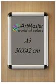 A3 Rondo Çerçeve Tak Çıkar 30x42 cm 1 Adet Afiş Çercevesi Aç Kapa Çerçeve A3 Açılır Kapanır Çerçeve thumbnail 1