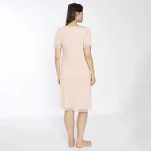 Confeo C840-706 Kadın Viskon Dantelli Kısakol Gecelik thumbnail 3