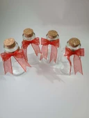 Pratikbox Mini Fiyonk / Tül 1cm'lik / Hediyelik / Süsleme / Kırmızı Renk / 50 Adet thumbnail 4