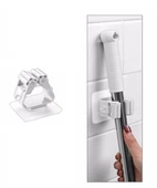 1 Adet Yapışkanlı Pratik Mop Tutucu Beyaz thumbnail 1