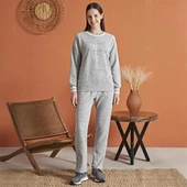 Poleren 8135 Kadın Kışlık Pijama Takım thumbnail 2