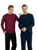 Polden 4503 Erkek Kışlık O-Yaka Pijama Takım thumbnail 4