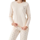 Arnetta AR3434-S Anne Kız Kışlık İkili Pijama Takıım (Anne) thumbnail 3