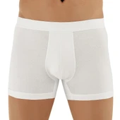 Şahinler E031 Erkek Likralı Boxer Külot 6lı Paket Beyaz XL thumbnail 1