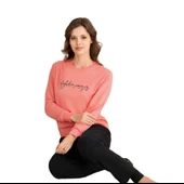 Rozalinda 3905 Kadın Kışlık O-Yaka Pijama Takım thumbnail 2