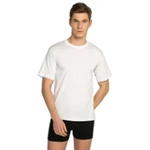 Tutku 105 Penye Erkek O-Yaka Fanila Beyaz XXXL 6lı Paket thumbnail 2