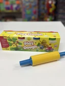 4'lü Çok Renkli Oyun Hamuru ve Merdanesi Oyun Seti thumbnail 1