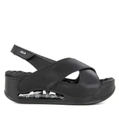 Muya Assos 31213 Airmax Kadın Sandalet Full Siyah thumbnail 3