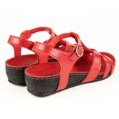 Muya Arizona Anatomik Kadın Sandalet Kırmızı thumbnail 4