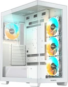 Gigabyte C500 Panoramic Stealth Ice GB-C500PI ST ARGB Fanlı Beyaz ATX Oyuncu Kasası Outlet thumbnail 1