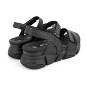 Muya Olimba 34201 Kadın Memory Foam Sandalet Siyah thumbnail 4