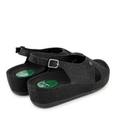 Muya Ingane 35207 Anatomik Kadın Topuk Dikeni Sandalet Desenli Siyah thumbnail 4